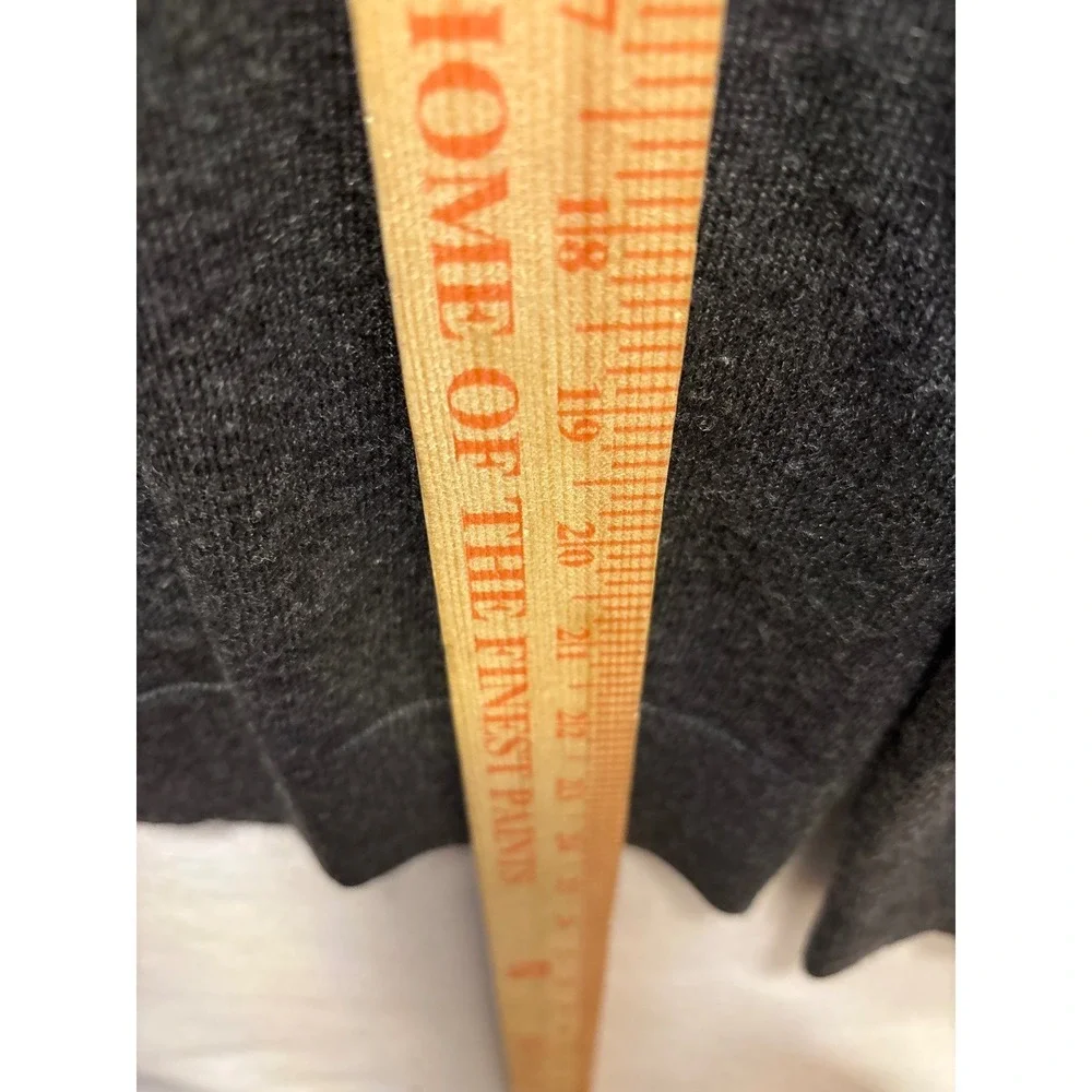 Banana‎ Republic Men Charcoal Grey Merino Wool Sweatshirt Size S